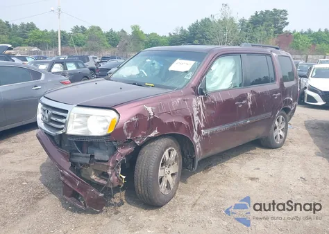 2012 Honda Pilot Touring from USA, damaged, VIN 5FNYF4H95CB037112